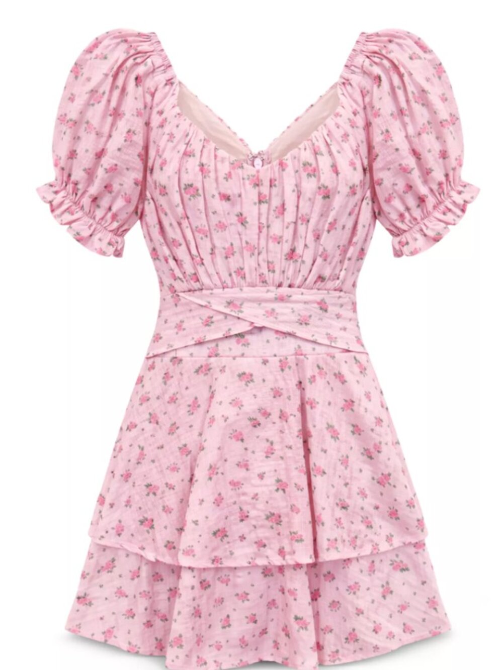 Katie J Bloomingdale’s Floral Kids Dress - BLUSH ROSE DITSY